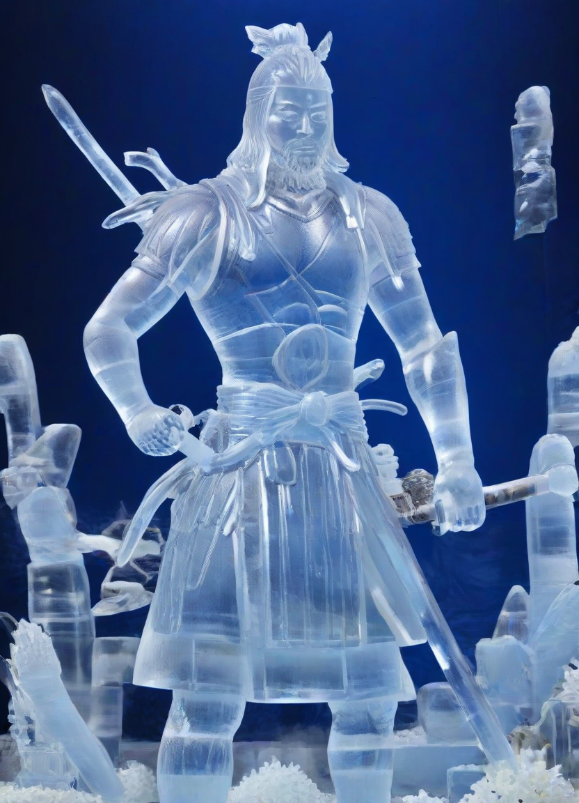 03367-2823906652-_lora_PE_IceSculpture_1_ PEIceSculpture, ice sculpture,_beautiful samurai,_masterpiece, high resolution, octance 4k, high detail.png